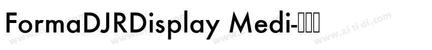 FormaDJRDisplay Medi字体转换
